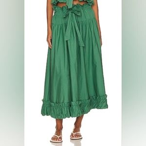 Free People Favorite Part Midi Skirt - Mermaid Size Small